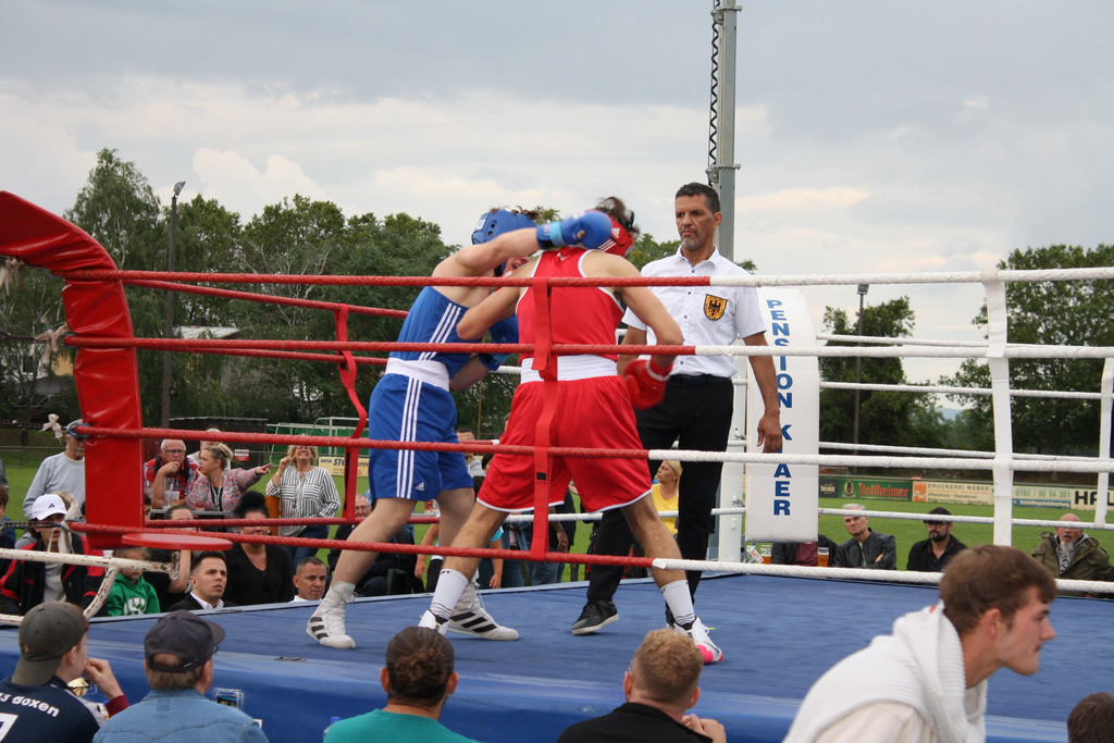 Unser Kampfrichter im Ring